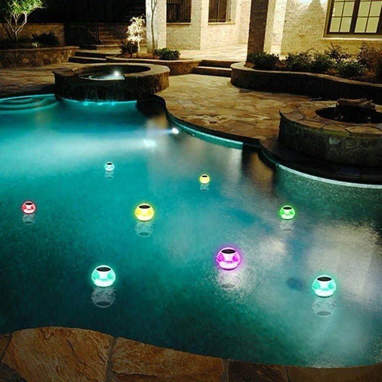 Water Floating Lamp – LED Lotus Pool Light for Garden, Pond & Home Decor