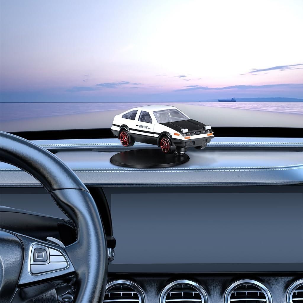 Mini Car Model with Self-Adhesive Base – Dashboard Decoration Toy (1 Pc)