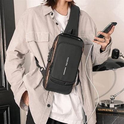 Stylish Leather Sling Bag for Men & Women – Lightweight, Durable & Trendy