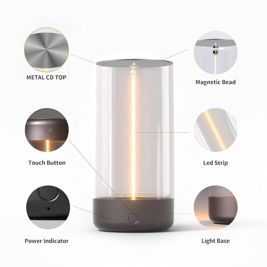 Magnetic Lamp Light – Wireless Rechargeable LED with Adjustable Mount