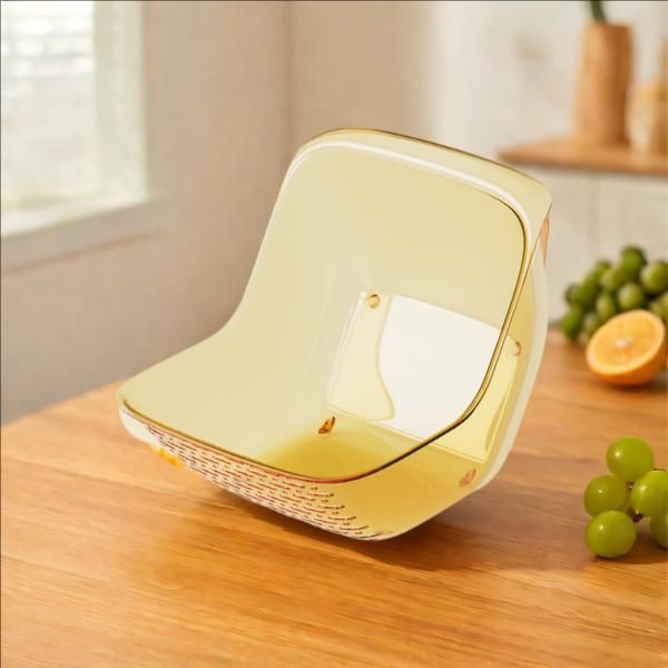 2-in-1 Kitchen Strainer Drain Basket – Multipurpose Sink Organizer
