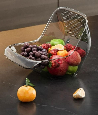2-in-1 Kitchen Strainer Drain Basket – Multipurpose Sink Organizer